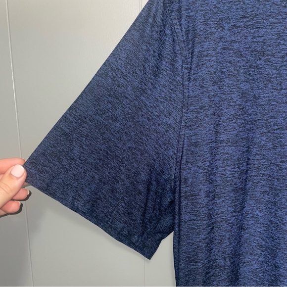 Outdoor Voices Cloudknit Men’s Short Sleeve Blue Shirt Large - Picture 4 of 6